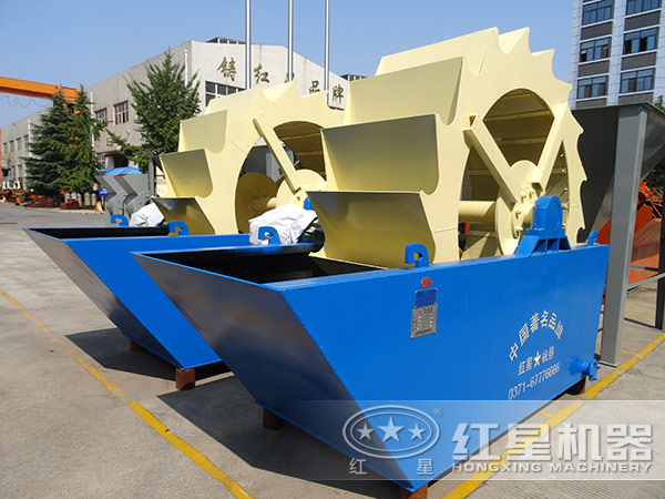 單葉輪式洗砂機(jī)，占地小，處理量小